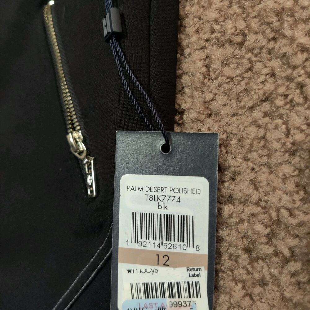 NWT Tommy Hilfiger Leggings Women's 12 Stretch Active Pants Black White ( New ) - Picture 5 of 11
